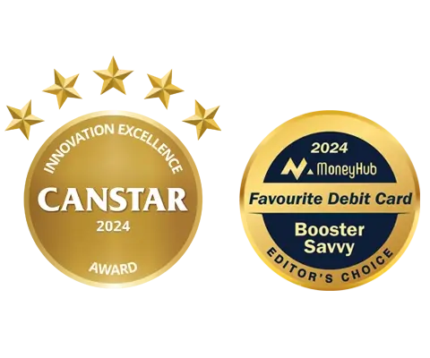 booster-savvy-canstar-award-and-moneyhub-faviourite-debit-card-new-zealand